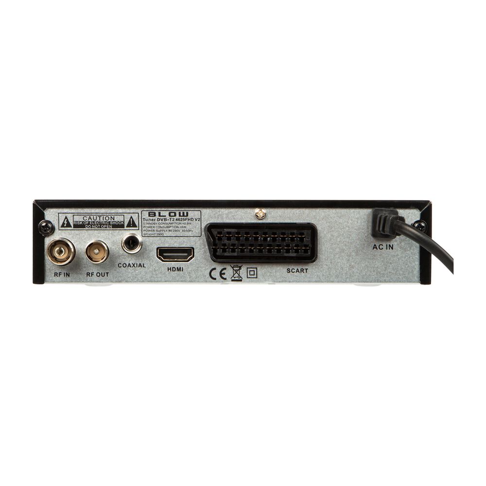 BLOW Tuner DVB-T2 BLOW 4625FHD, z pilotem