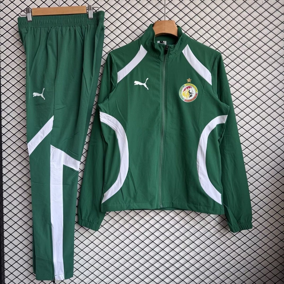 Senegal Windbreaker With Pants Green World Cup 2026