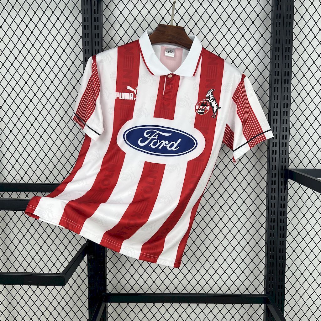 FC Köln Retro Football Jersey Home Custom Shirt 1995/96