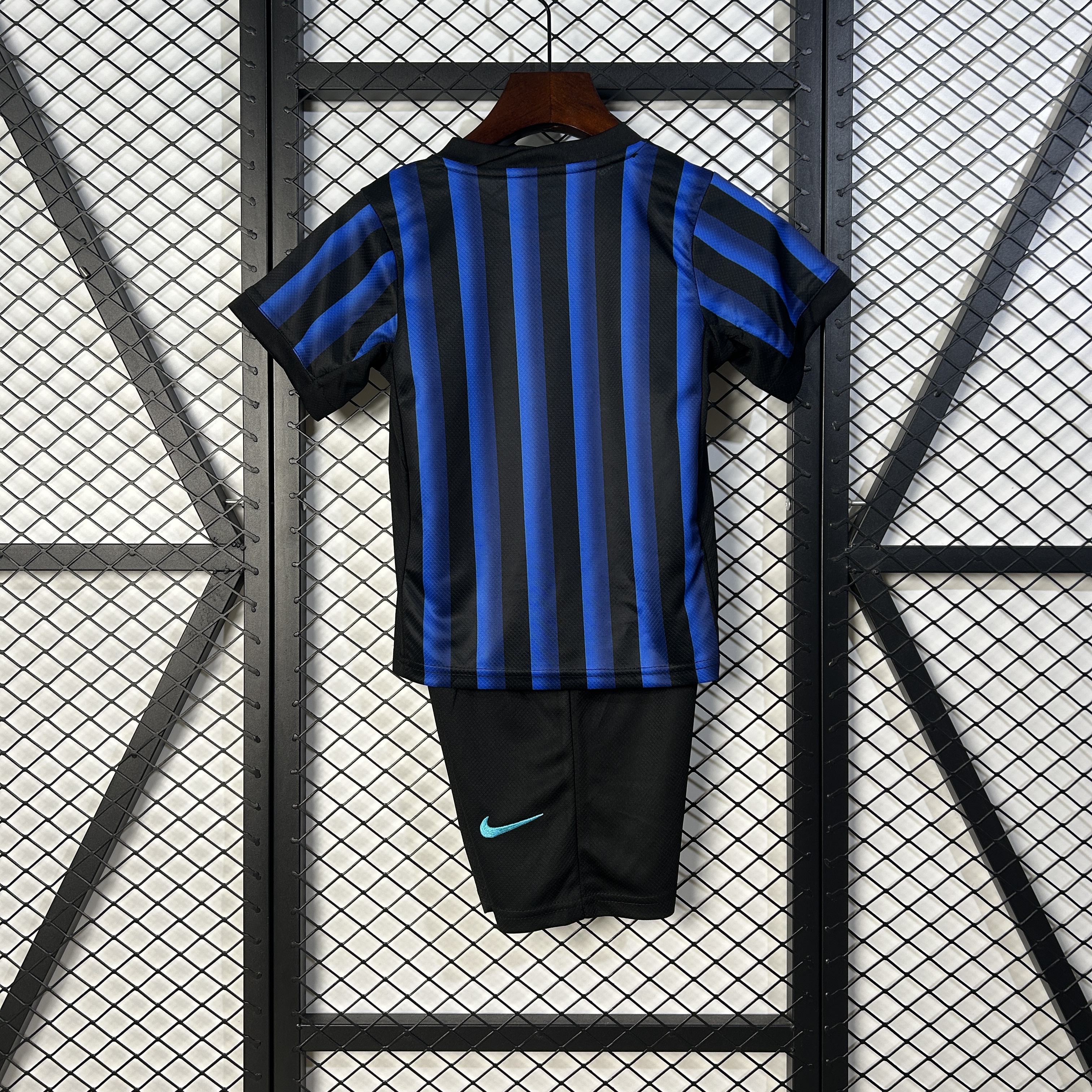Inter Milan Soccer Jersey Home Kids Kit Jerseys+Shorts 2025/26