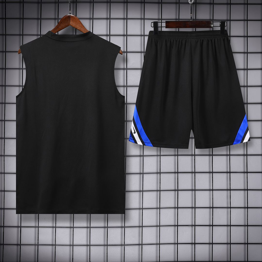 Inter Milan Retro Sleeveless Training Kit Black 2025/26