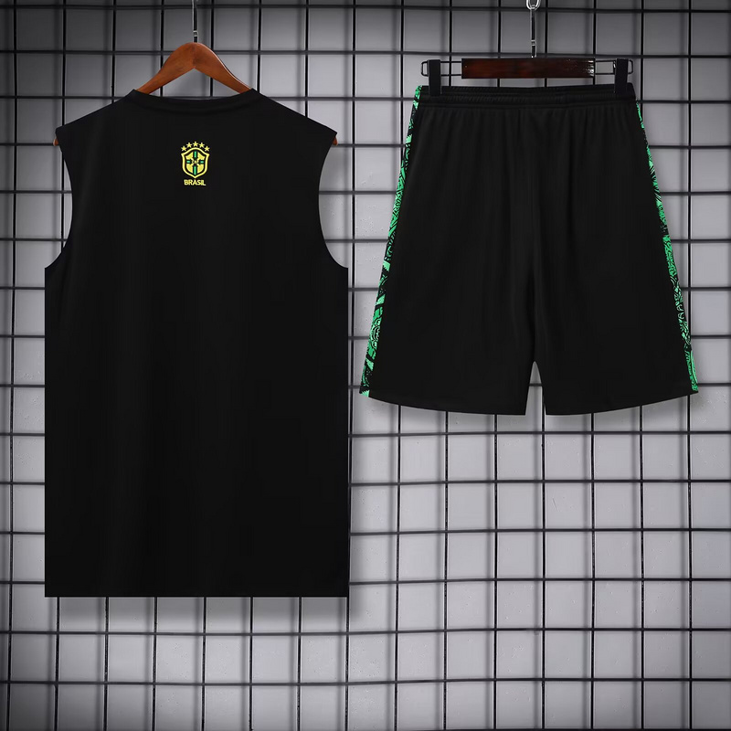 Brazil Sleeveless Training Kit Green 2025