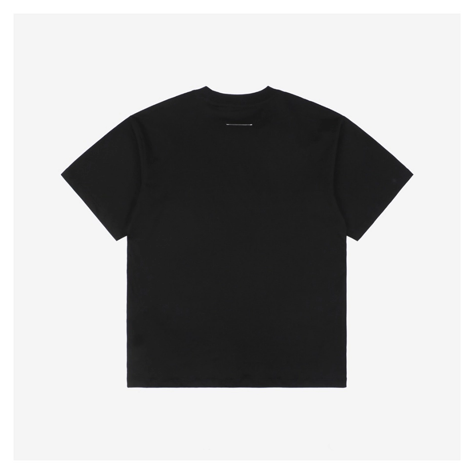 Maison Margiela Smudged Number 6 Print T-Shirt