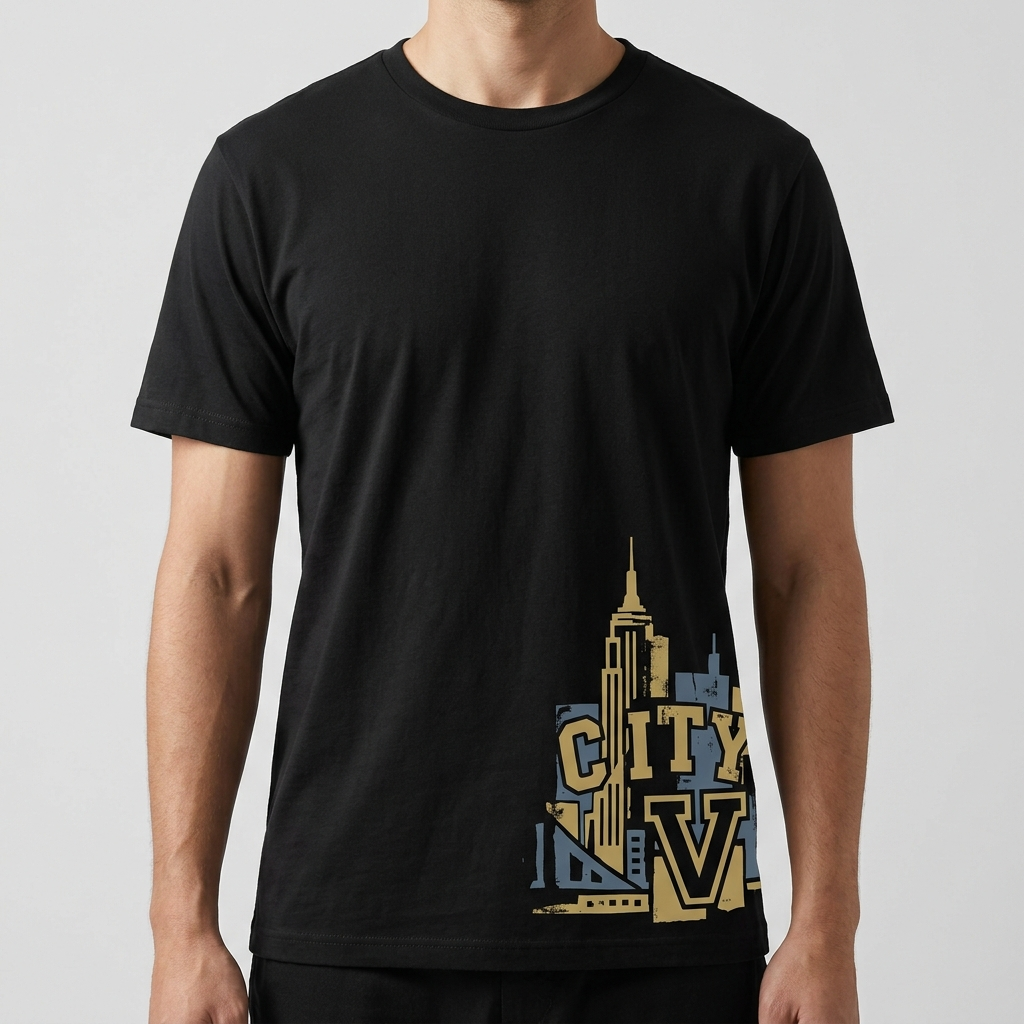 City Varsity Tee, Vintage Athletic Graphic T-Shirt, Unisex Streetwear Shirt CityTee7