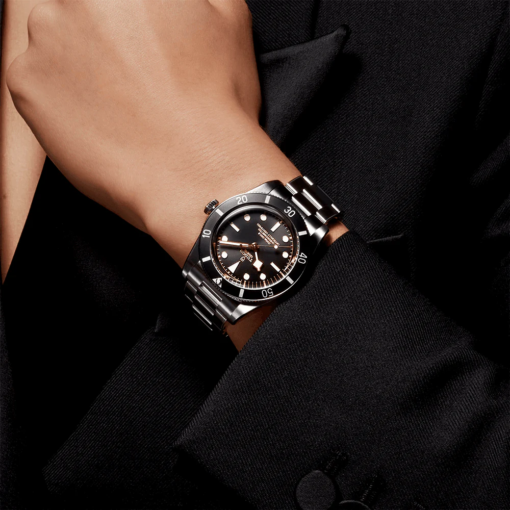 [2026 Mirror Grade]Black Bay 54 37mm Black Dial & Bezel Automatic Bracelet Watch