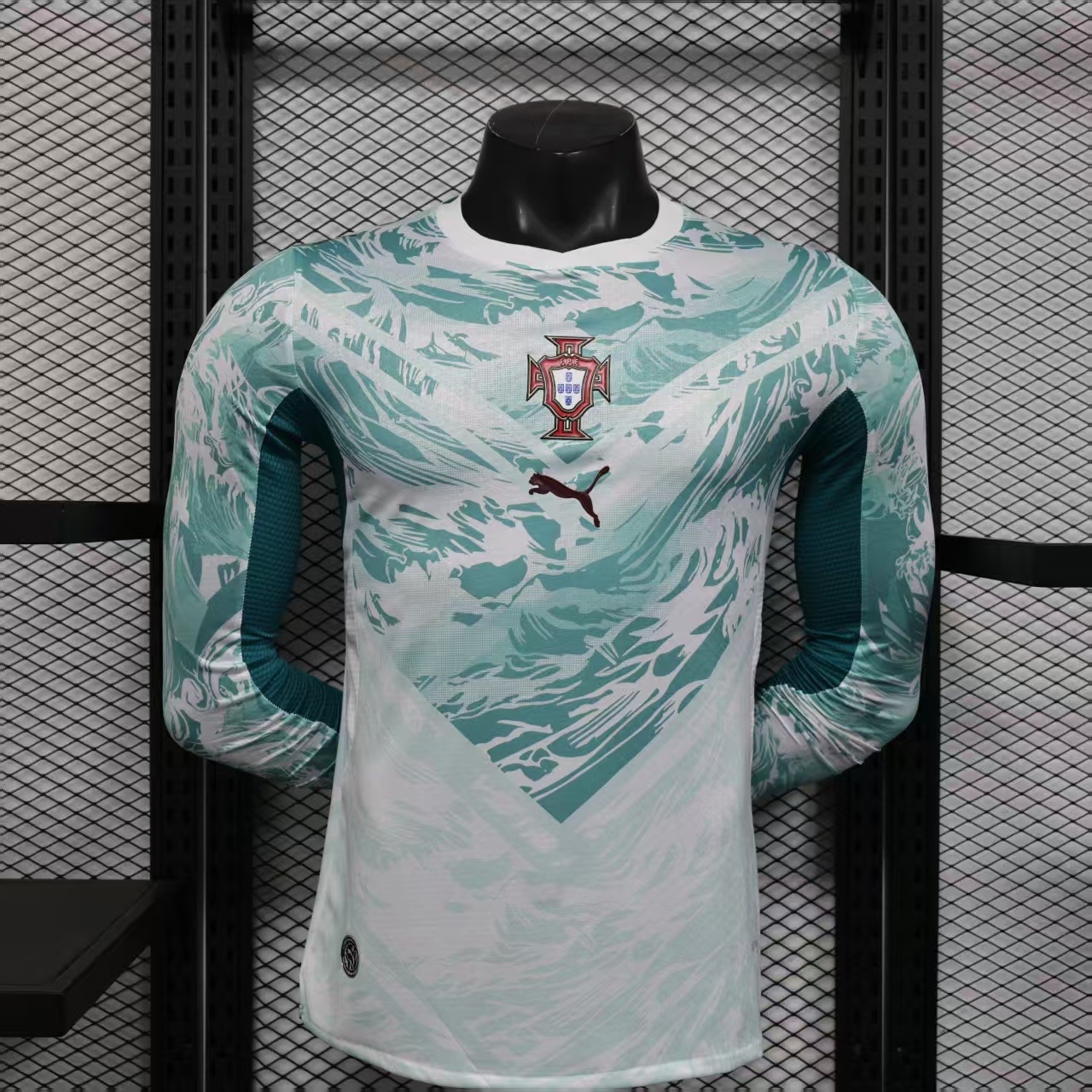 Portugal Authentic Football Jersey Away Long Sleeve Shirt World Cup 2026