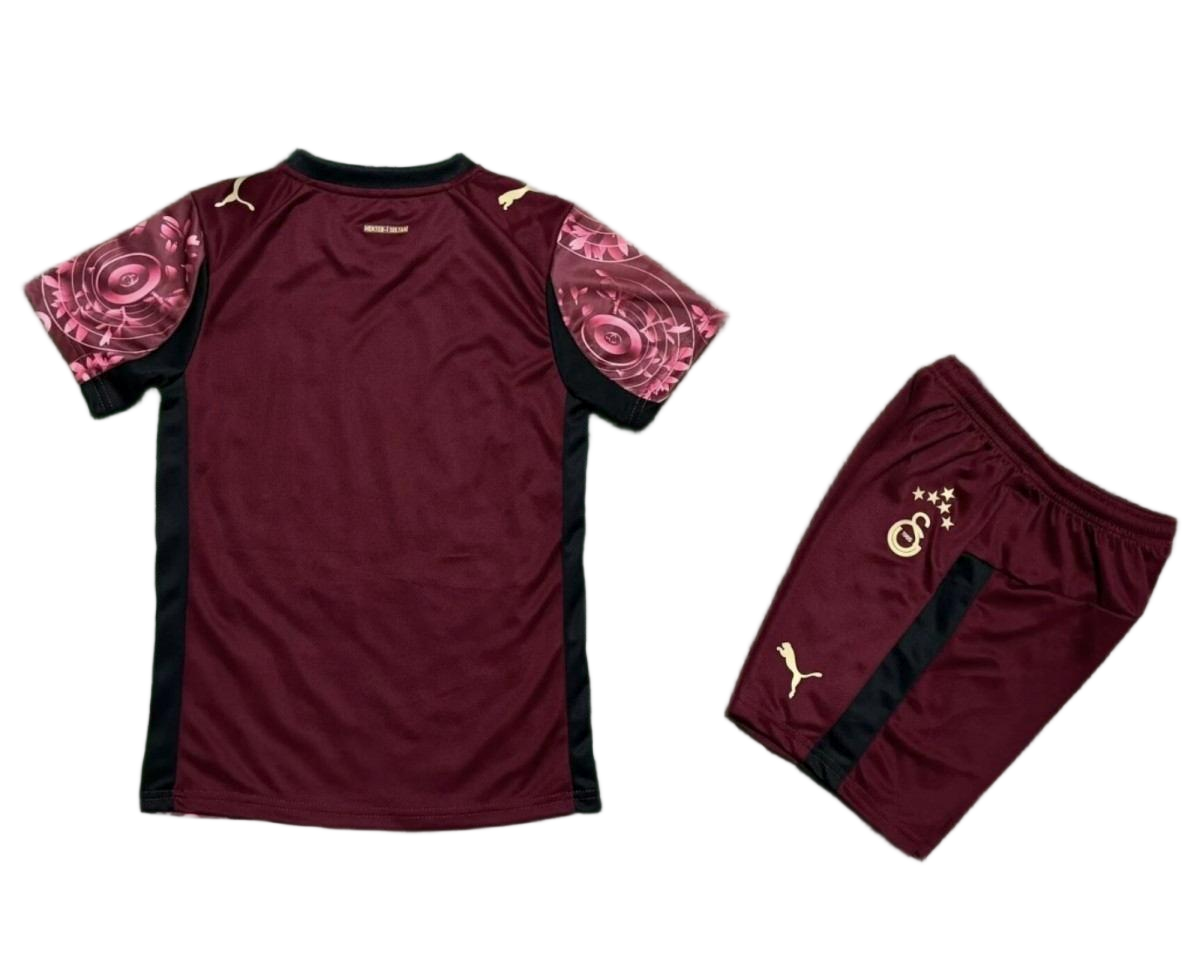 Galatasaray Football Jersey Third Away Kids Kit Jersey+Shorts 2025/26