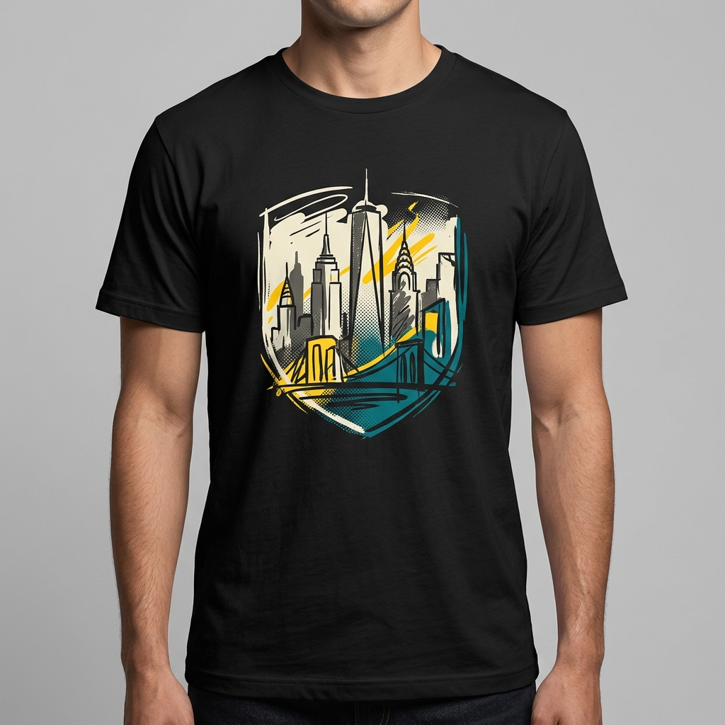 City Varsity Tee, Vintage Athletic Graphic T-Shirt, Unisex Streetwear Shirt CityTee7