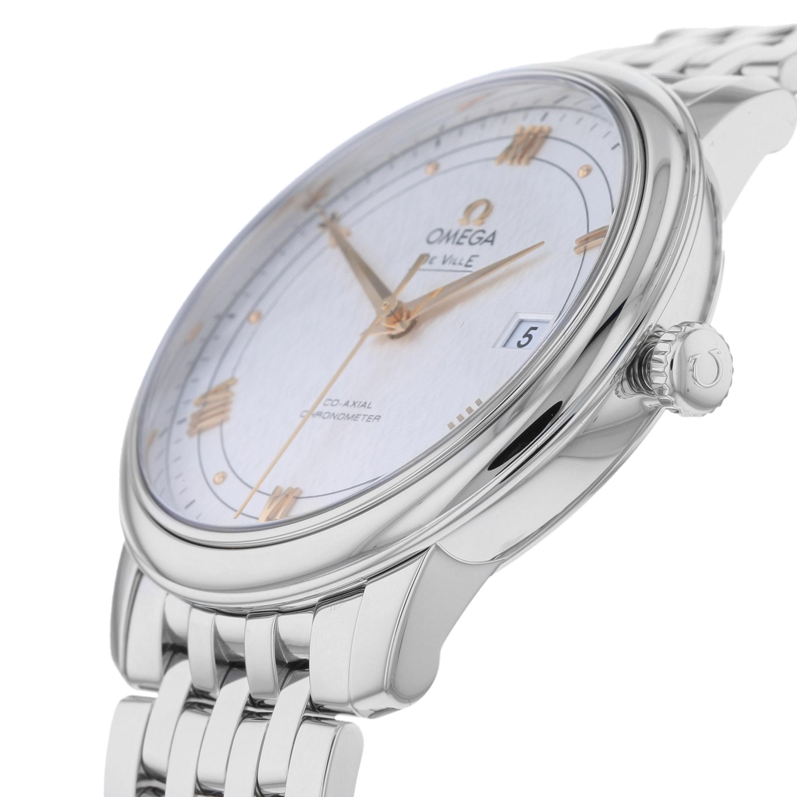 [2026 Mirror Grade]Omega De Ville Prestige Mens 39mm Automatic Co-Axial Date Mens Watch-P17331323