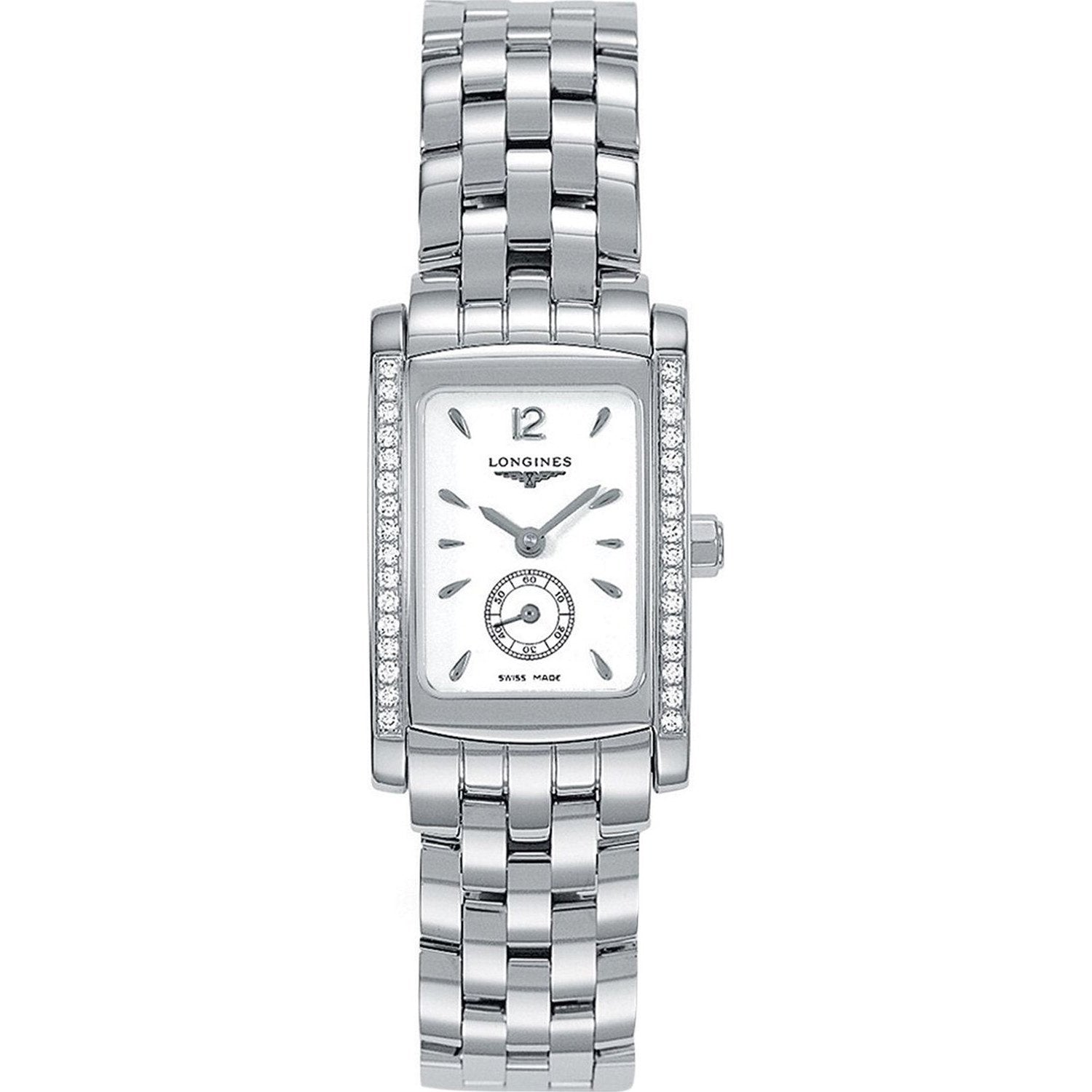 [2026 Mirror Grade]Longines Women's L51550166 Dolce Vita Diamond Stainless Steel Watch