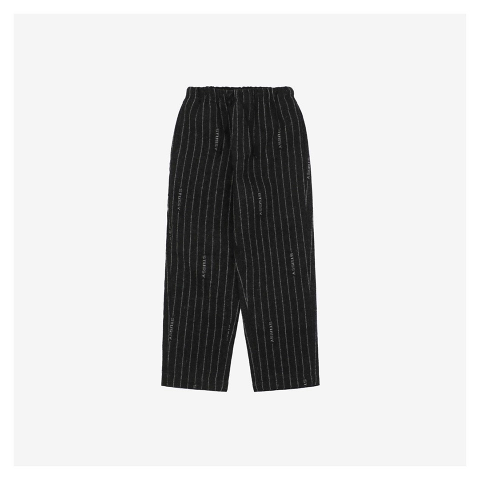 Nike X Stussy Striped Graffiti Pants Black