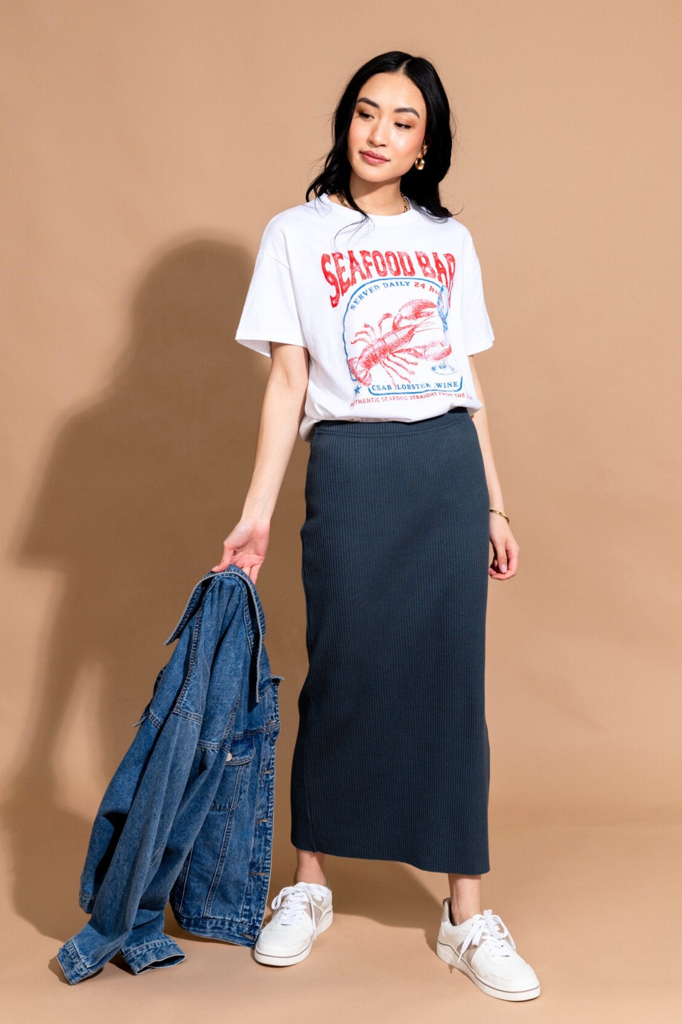 ‌Breeze Loom Long line Tee
