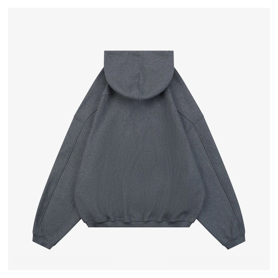 Alexander Wang Oversized Grey Hooded Jacket