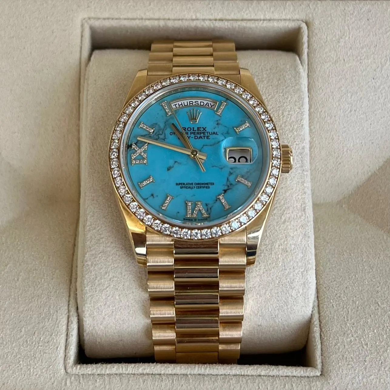 [2026 Mirror Grade]RLX  Day-Date M128348RBR-0037 36mm