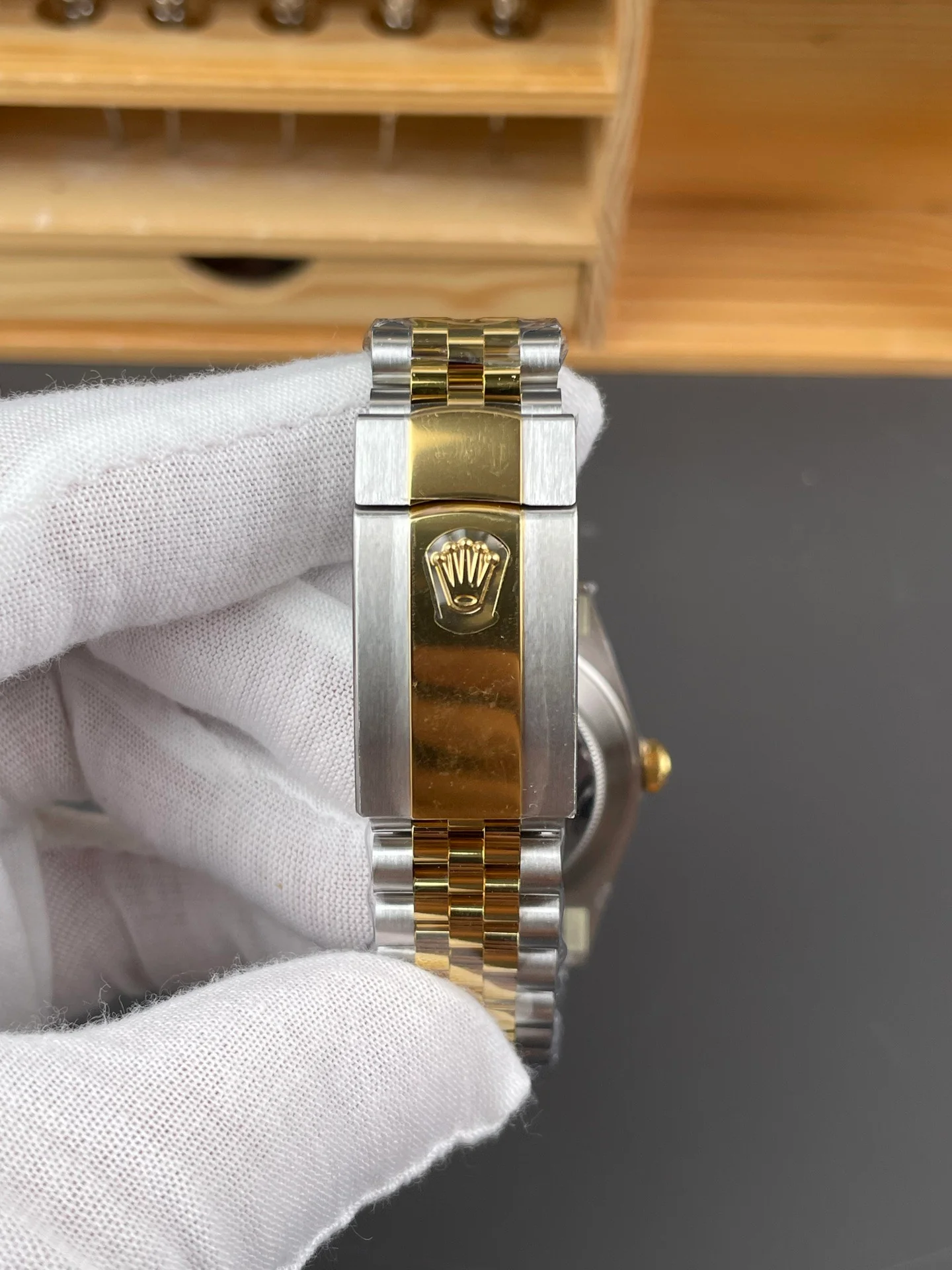 Two-tone Wimbledon Datejust
