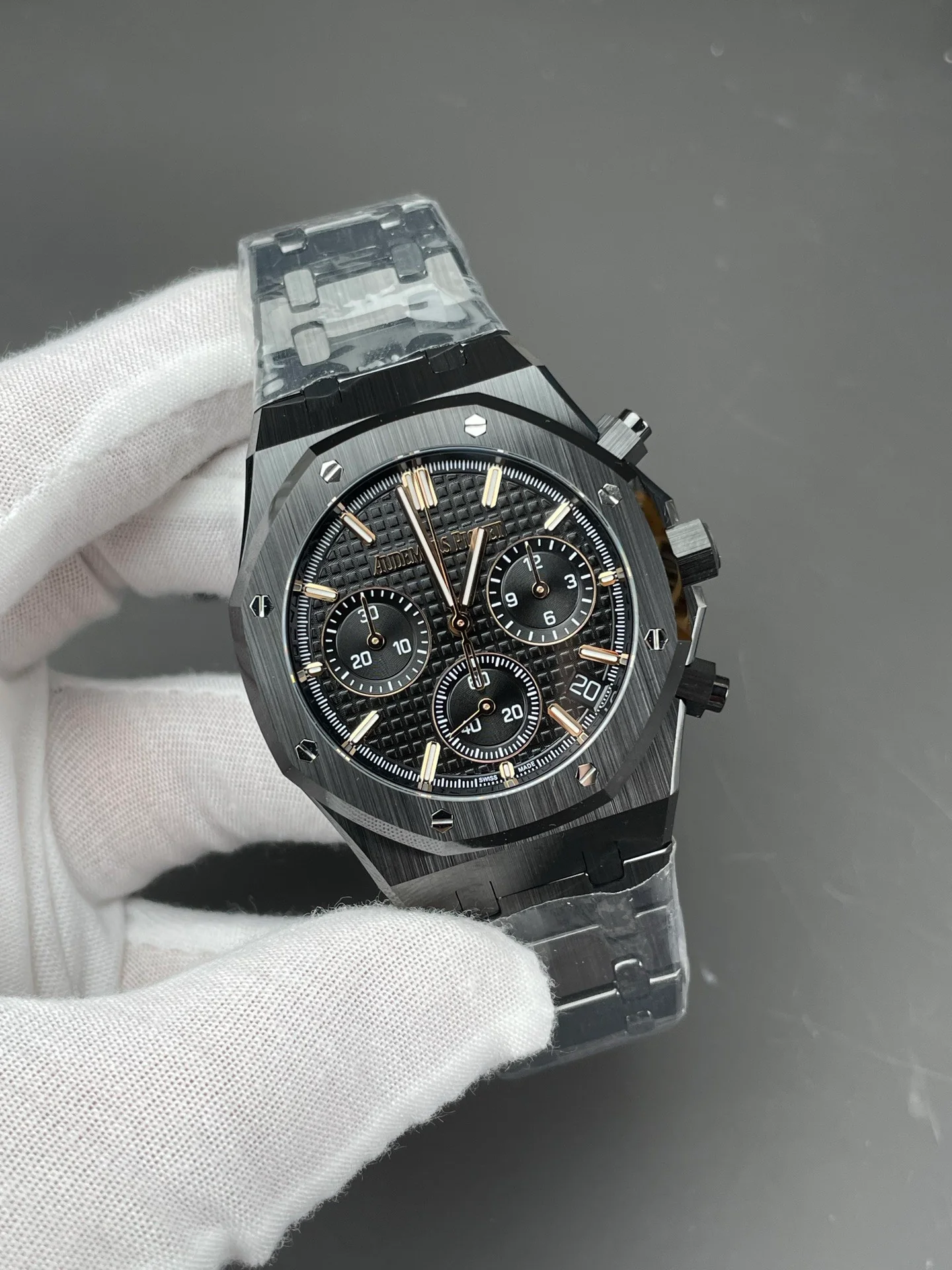 Royal Oak 26240 Black Ceramic