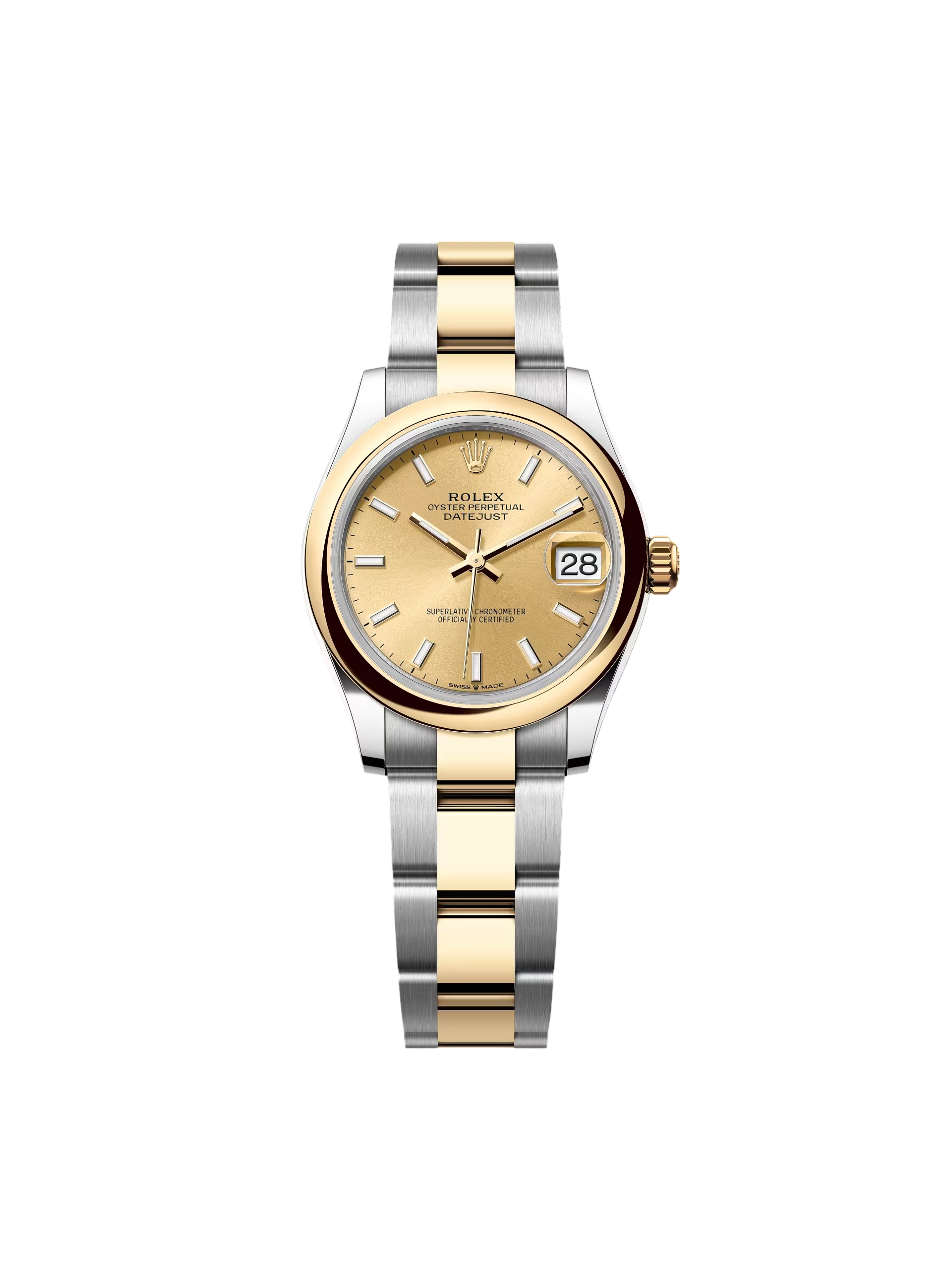 [2026 Mirror Grade]RLX Datejust m278243-0013/0014  31mm Champagne Dial Yellow Rolesor Oyster Watch