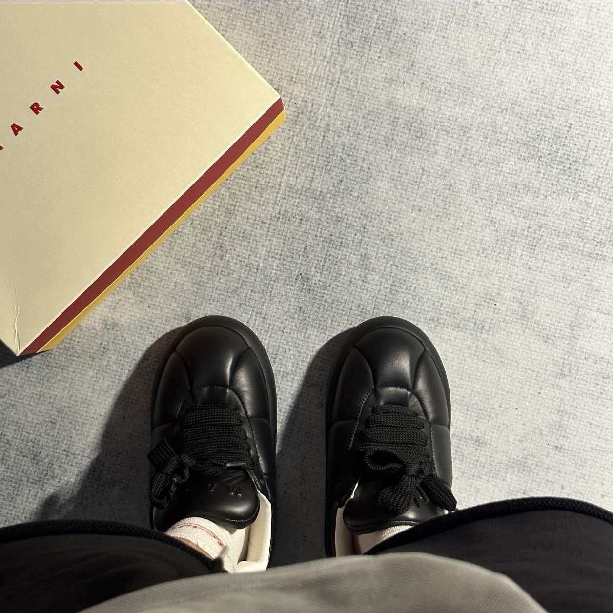 Black Leather BigFoot 2.0 Sneakers