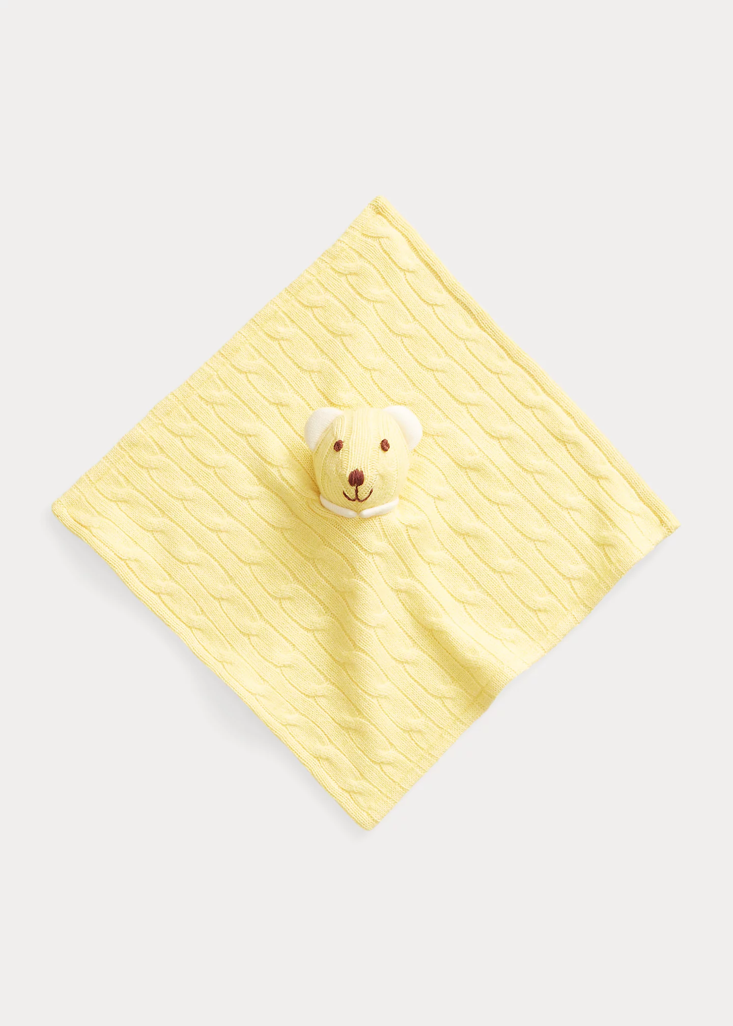 Cashmere Bear Lovey Blanket