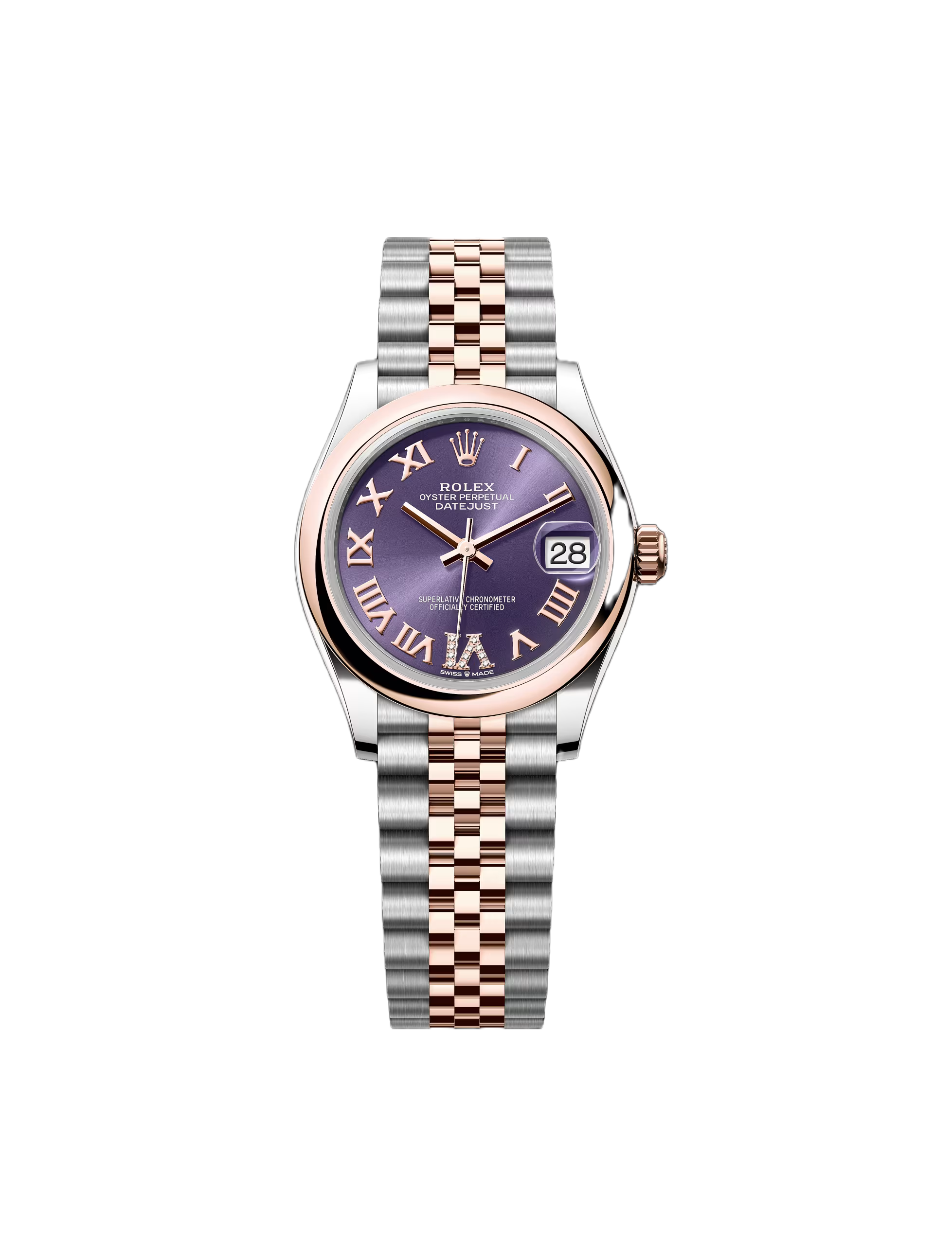 [2026 Mirror Grade]RLX Datejust m278241-0019/0020 Aubergine 31mm Dial Oyster Bracelet Watch