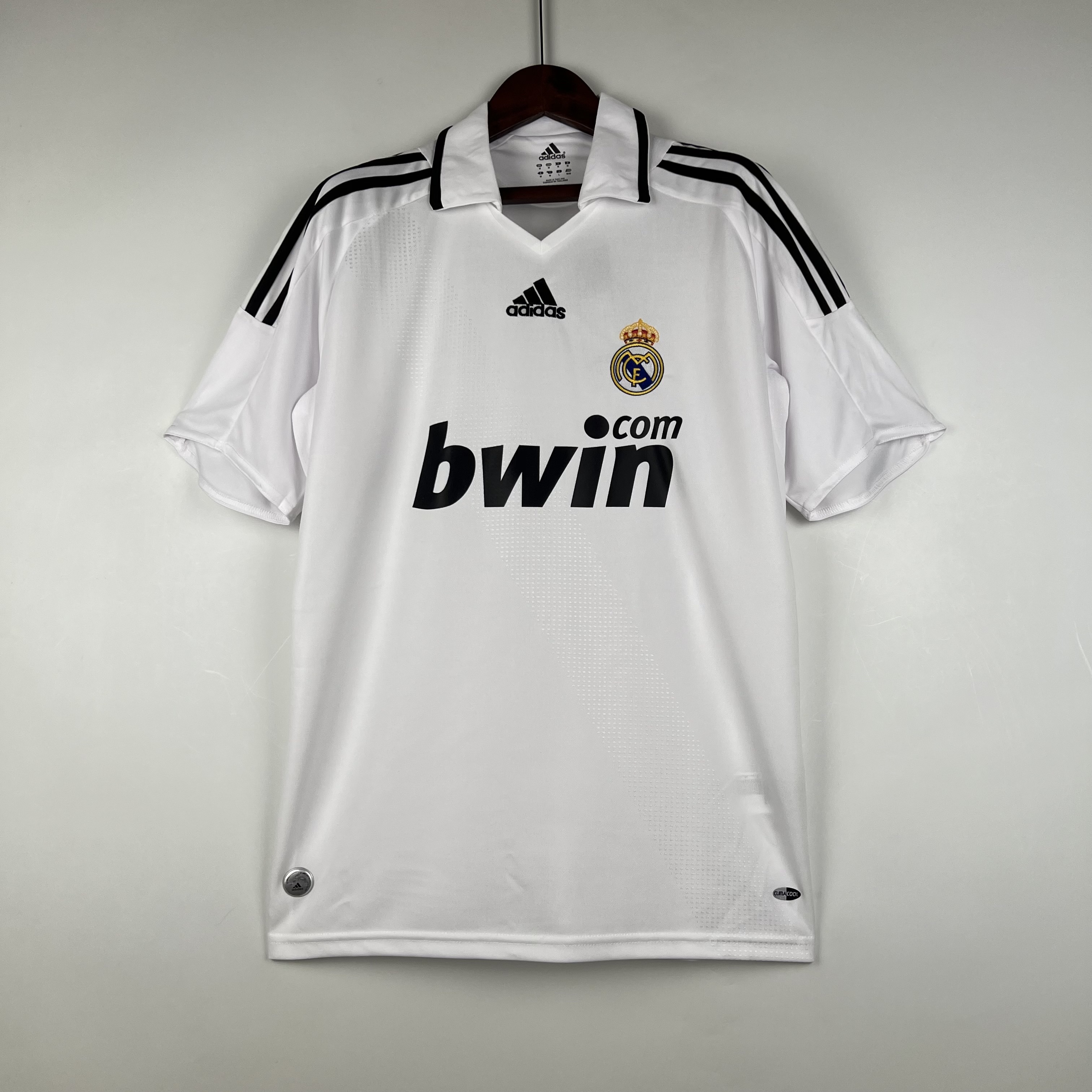 Real Madrid Retro Jersey Home Custom Soccer Shirt 2008/09