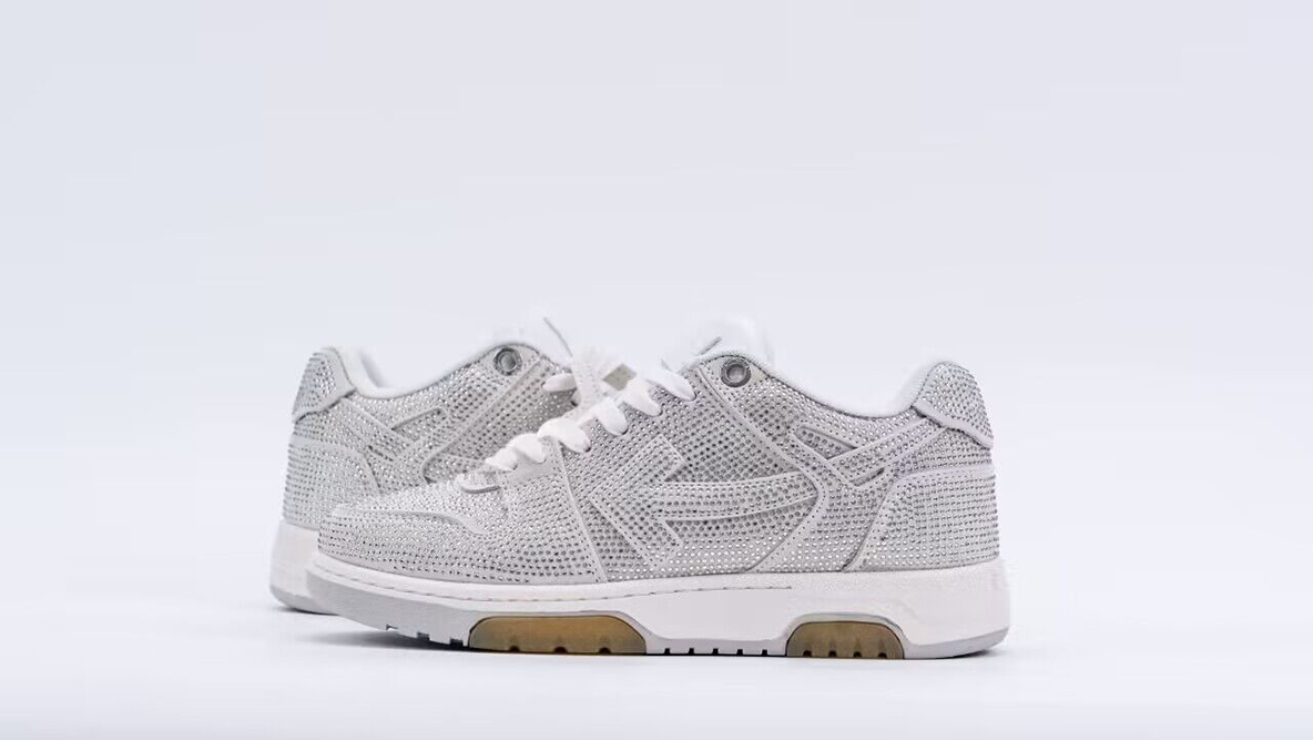 Off-White Women's Out Of Office 'White Strass' Replica