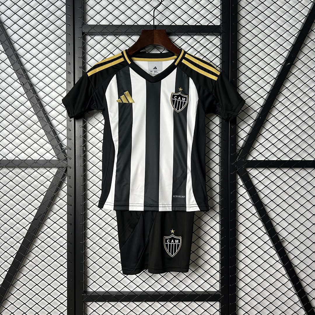 Atlético Mineiro Soccer Jersey Home Kids Kit Jersey+Shorts 2025
