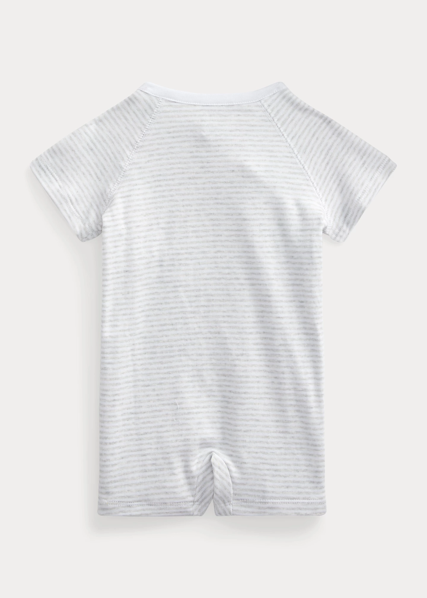 Striped Cotton Interlock Shortall