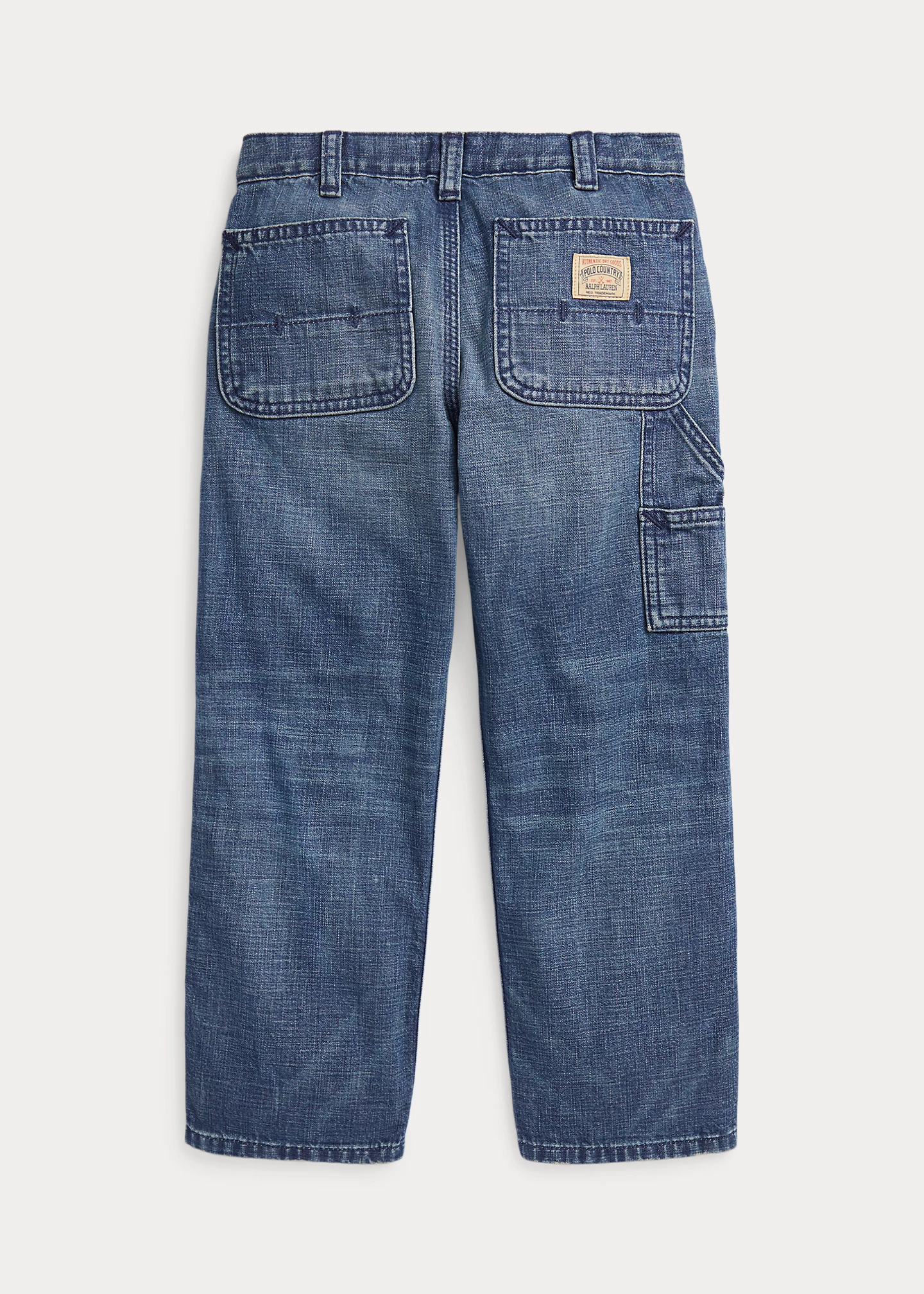 Faded Denim Carpenter Pant