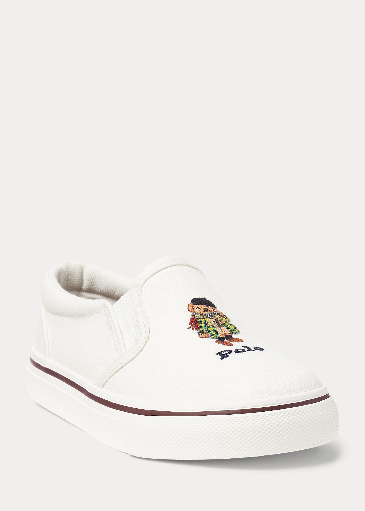Keaton Polo Bear Canvas Slip-On Sneaker