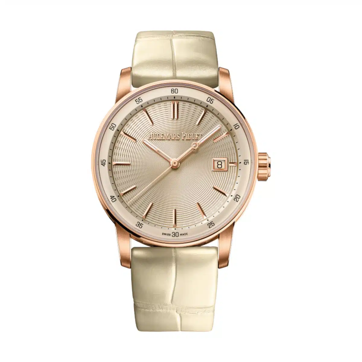 [2026 Mirror Grade]Audemars Piguet Code 11.59 Selfwinding 38mm Pink Rose Gold Ivory Dial | 77410OR.OO.A825CR.01