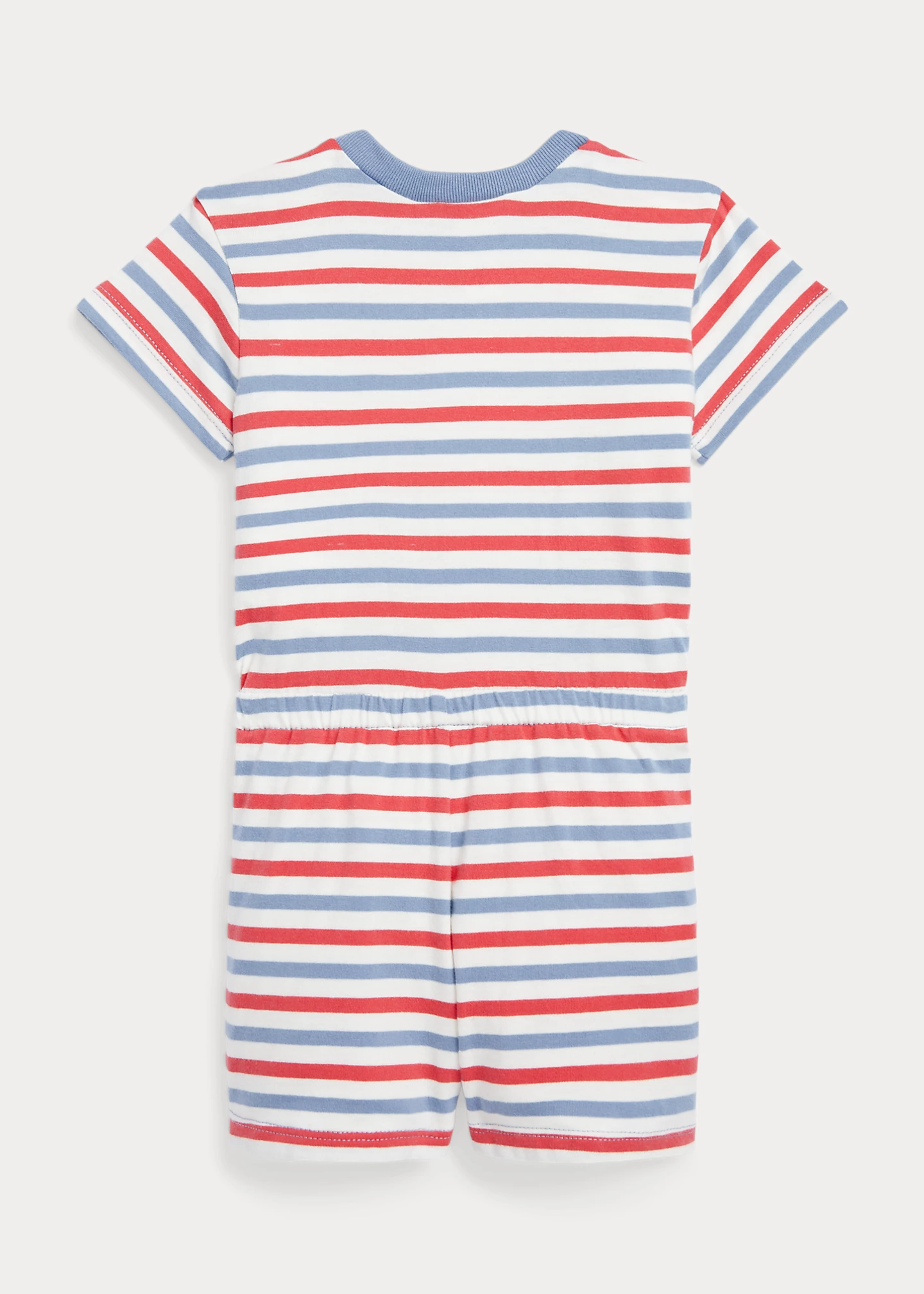 Striped Cotton Jersey Romper