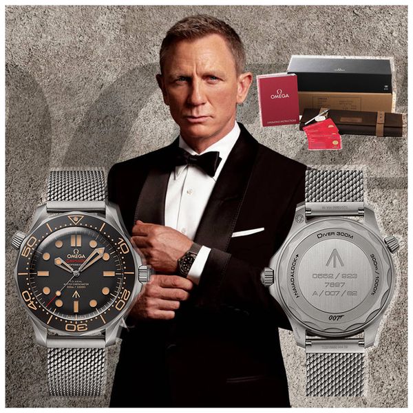 [2026 Mirror Grade]Omega 210.90.42.20.01.001 Seamaster Diver Co-Axial-Master ‘’007’’- New