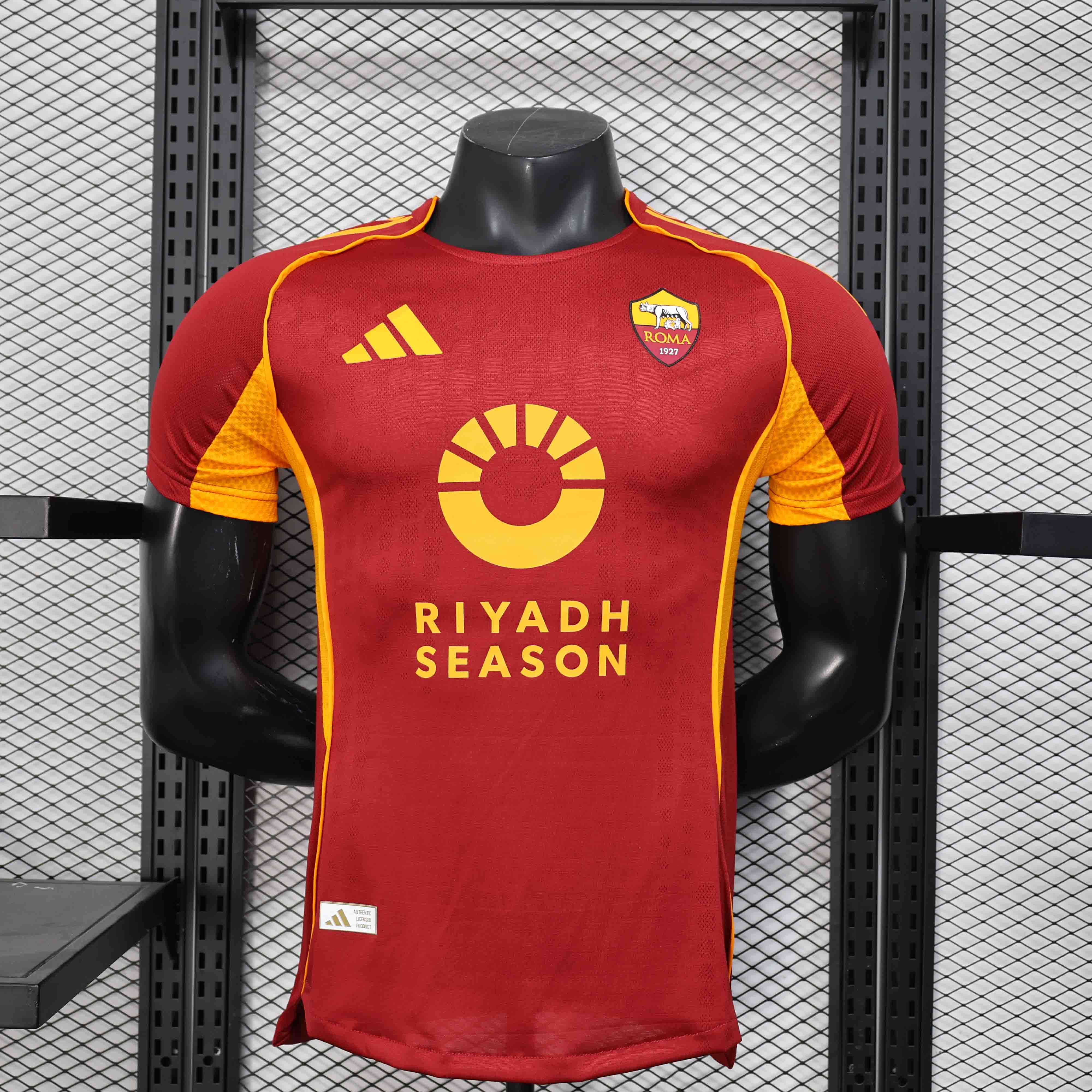 Roma Authentic Soccer Jersey Red Special Edition Shirt 2025/26