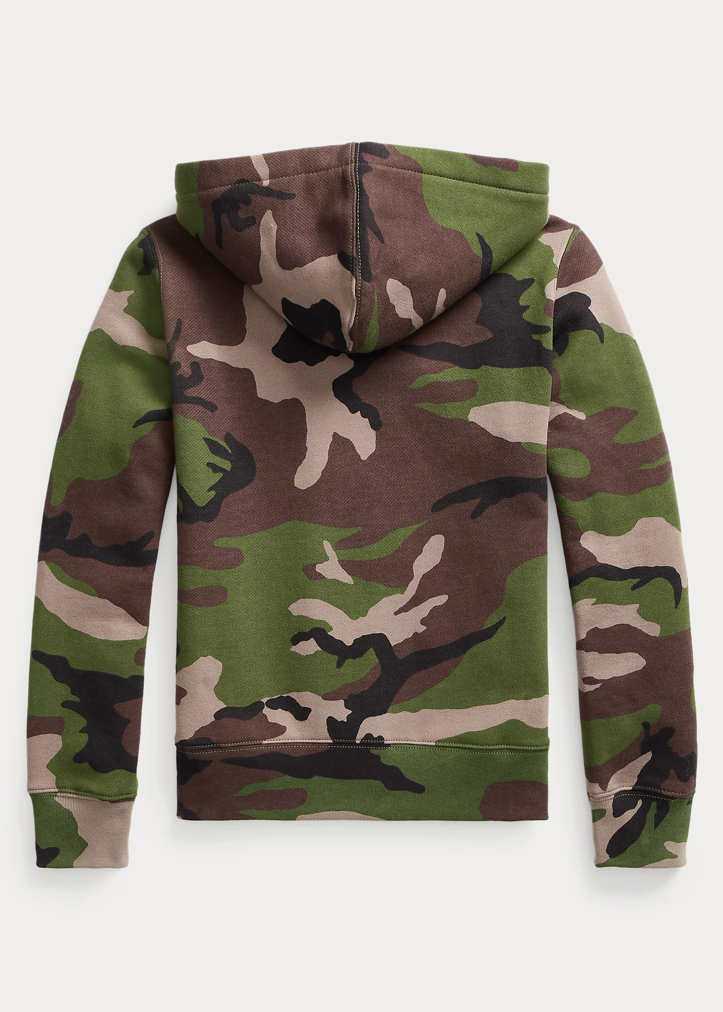 Camo Fleece Full-Zip Hoodie