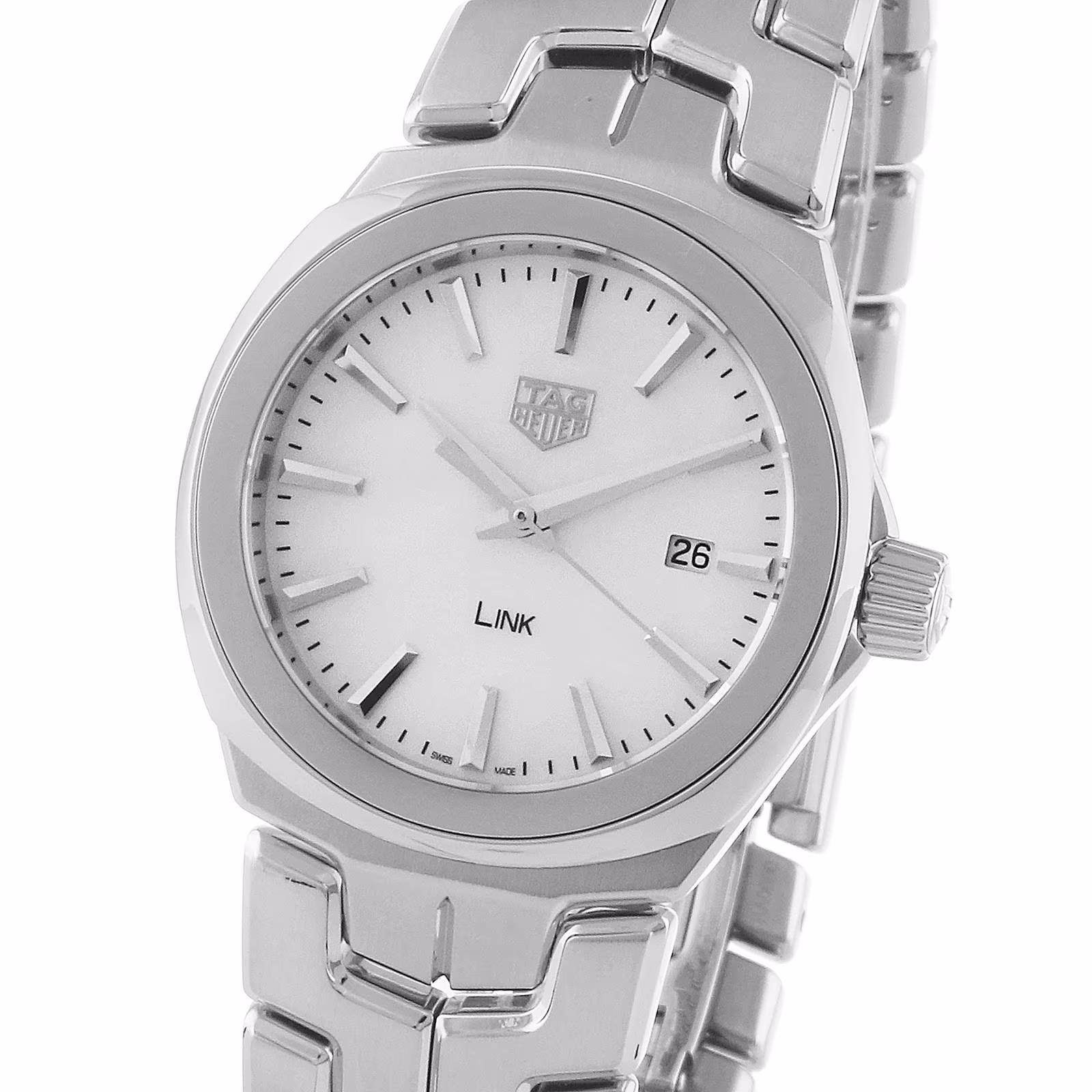 [2026 Mirror Grade]TAG Heuer Link Quartz Date Mother Of Pearl 32mm Ladies Watch WBC1310.BA0600