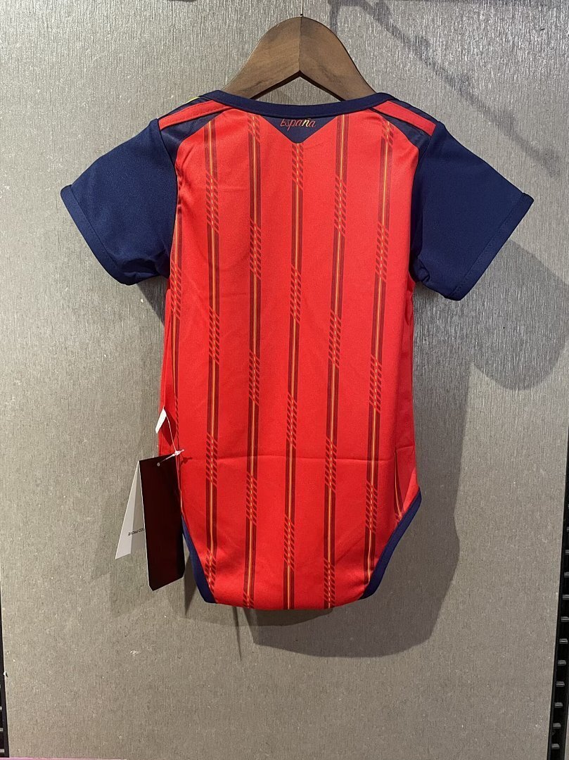 Spain Soccer Jersey Home Baby Uniform World Cup 2026