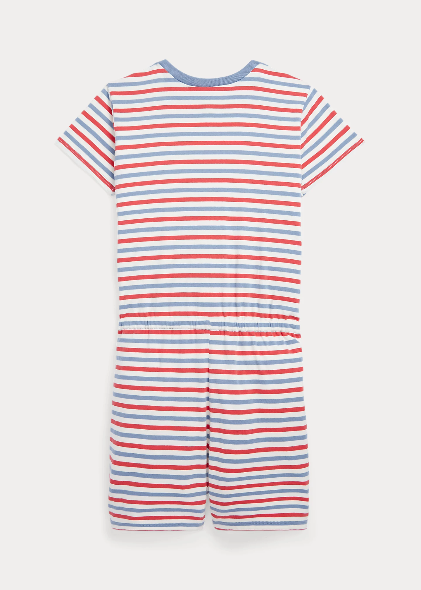 Striped Cotton Jersey Romper