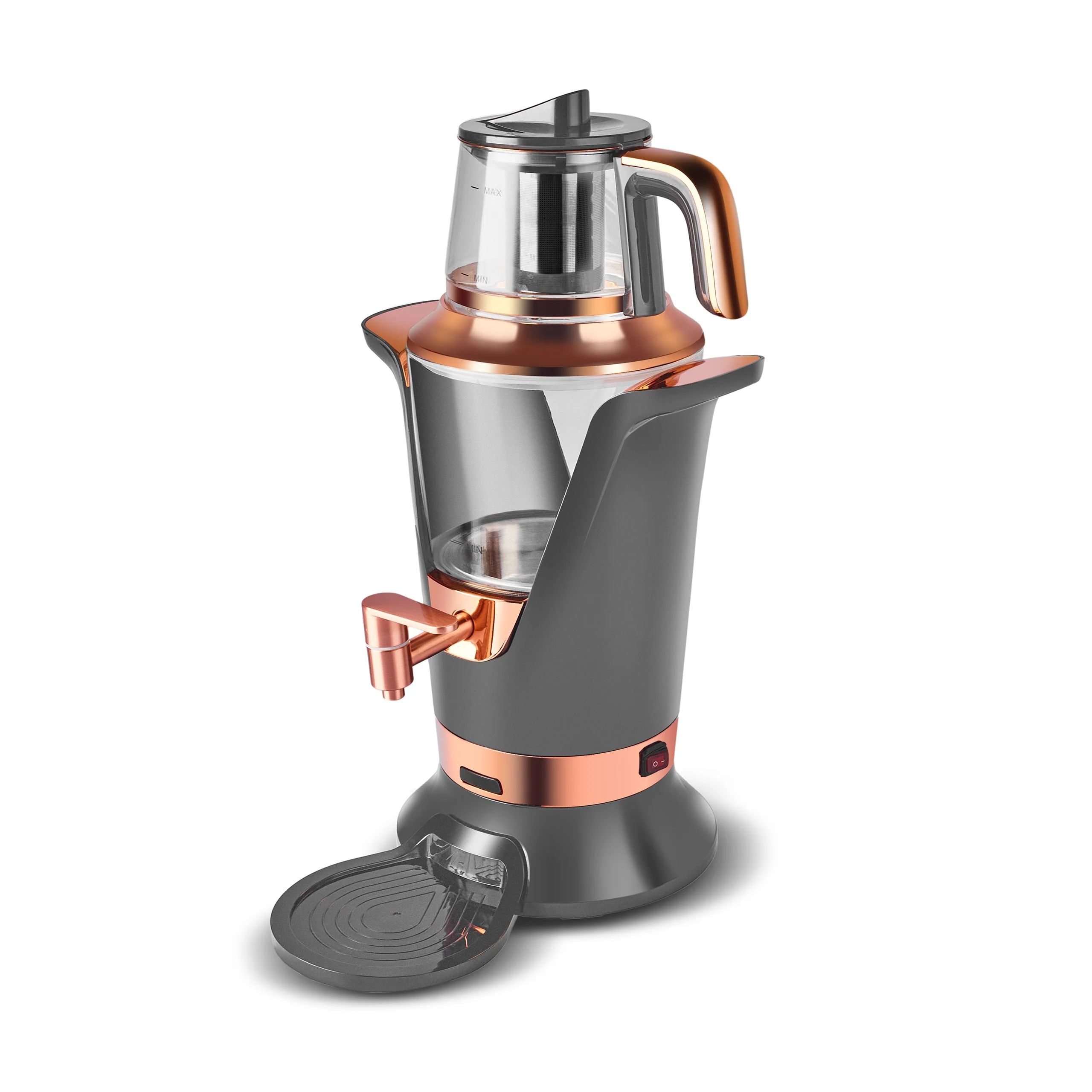 Karaca Semaver Cuivre noir, Anthracite