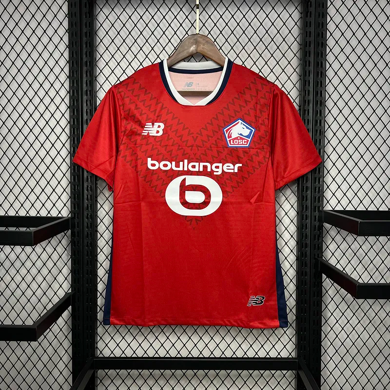 Lille OSC Soccer Jersey Home Custom Shirt 2024/25