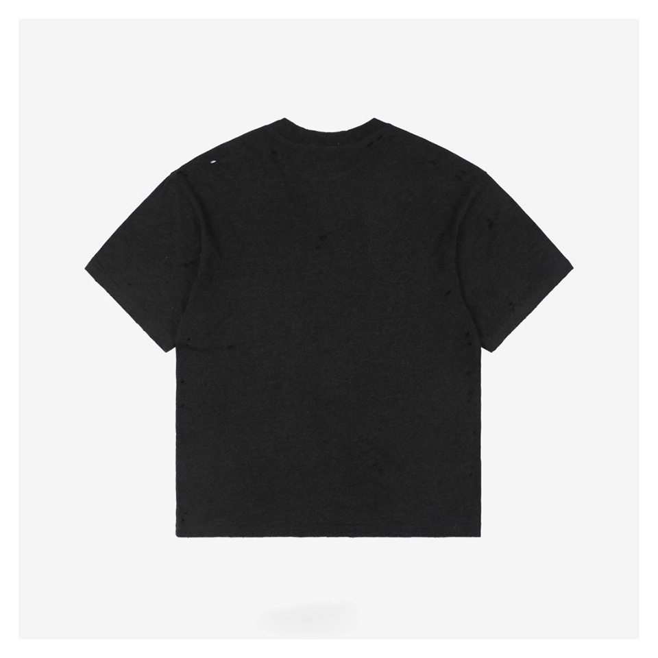 Acne Studios Circle Stamp Distressed T-Shirt
