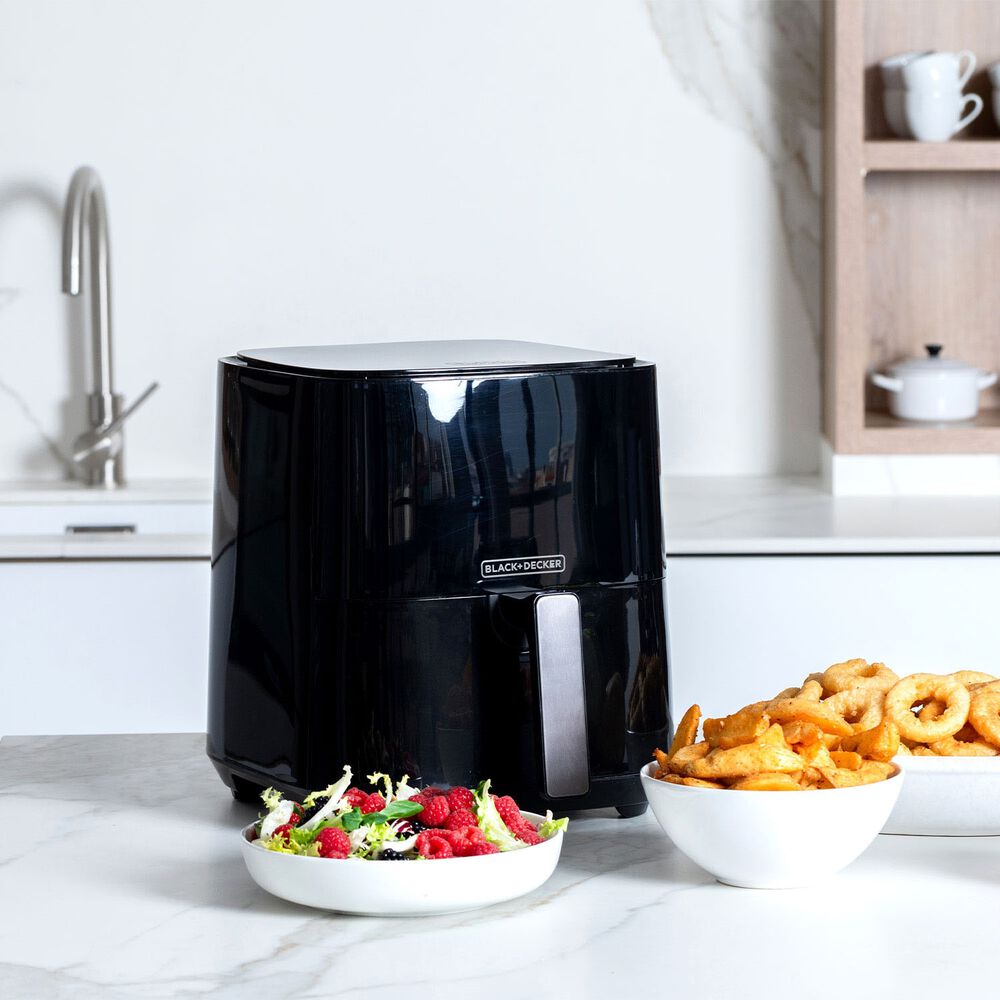 BLACK+DECKER Air Fryer Frytkownica beztłuszczowa Black+Decker BXAF5000E, 1450 W, 5 l, czarna