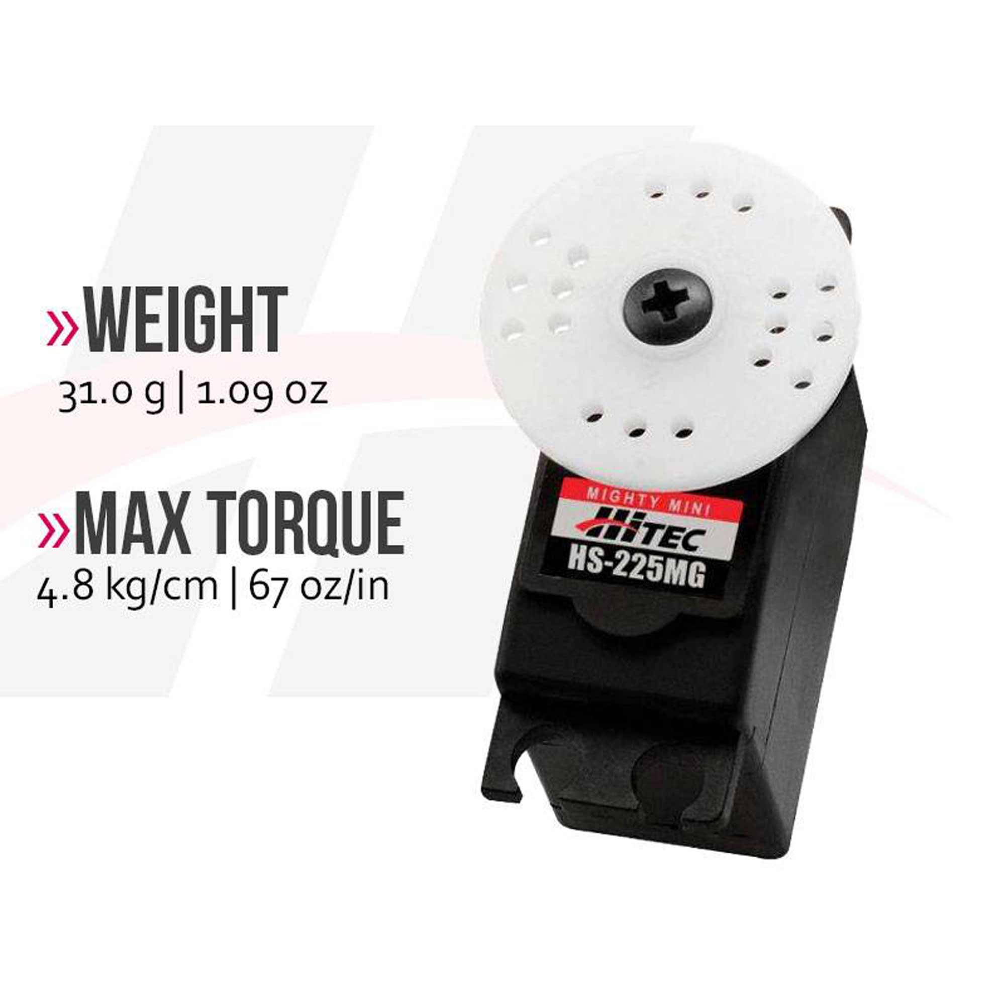 HS-225MG Mini Analog Metal Gear Servo