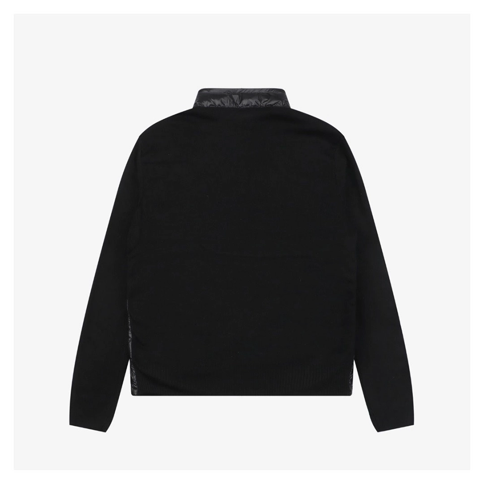 Mxxcler Quilted Pocket Mixed-Fabric Down Jacket#MS-934