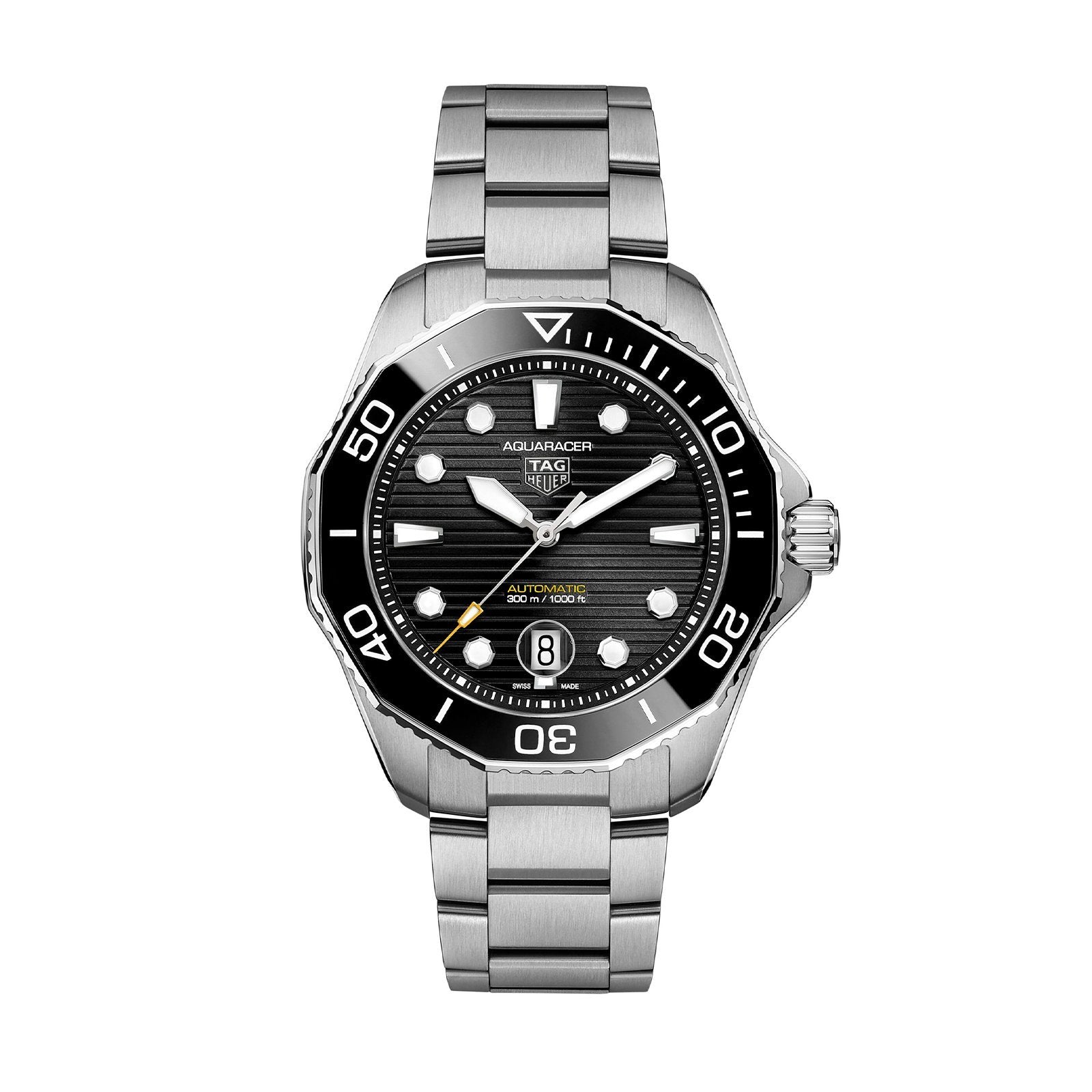 [2026 Mirror Grade]TAG Heuer Aquaracer Calibre 5 Automatic Mens Black Steel Watch