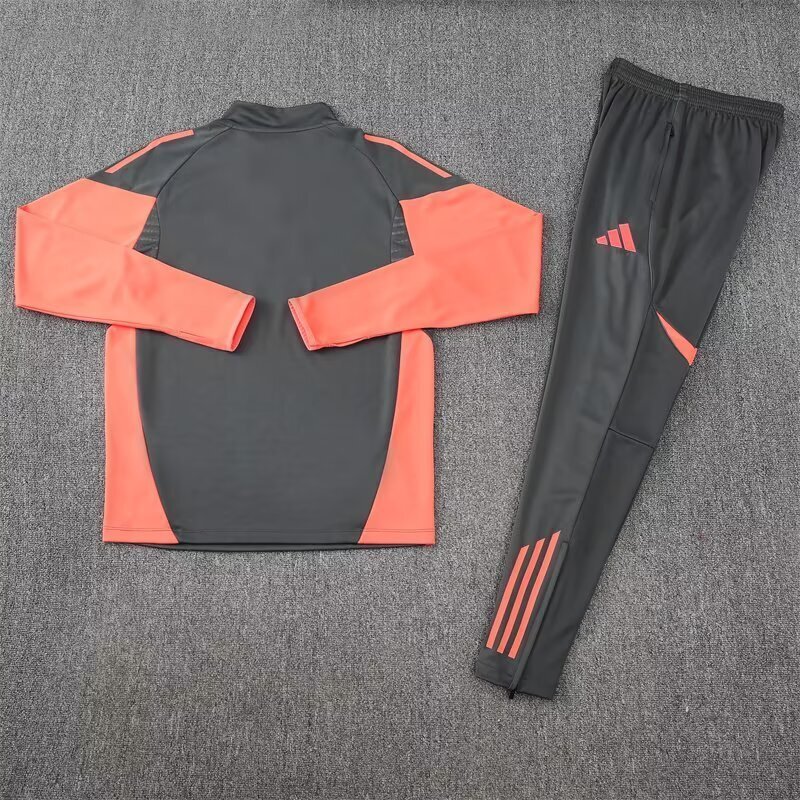 2025-26 Bayern Munich Grey Training Kits Long Football Track suits