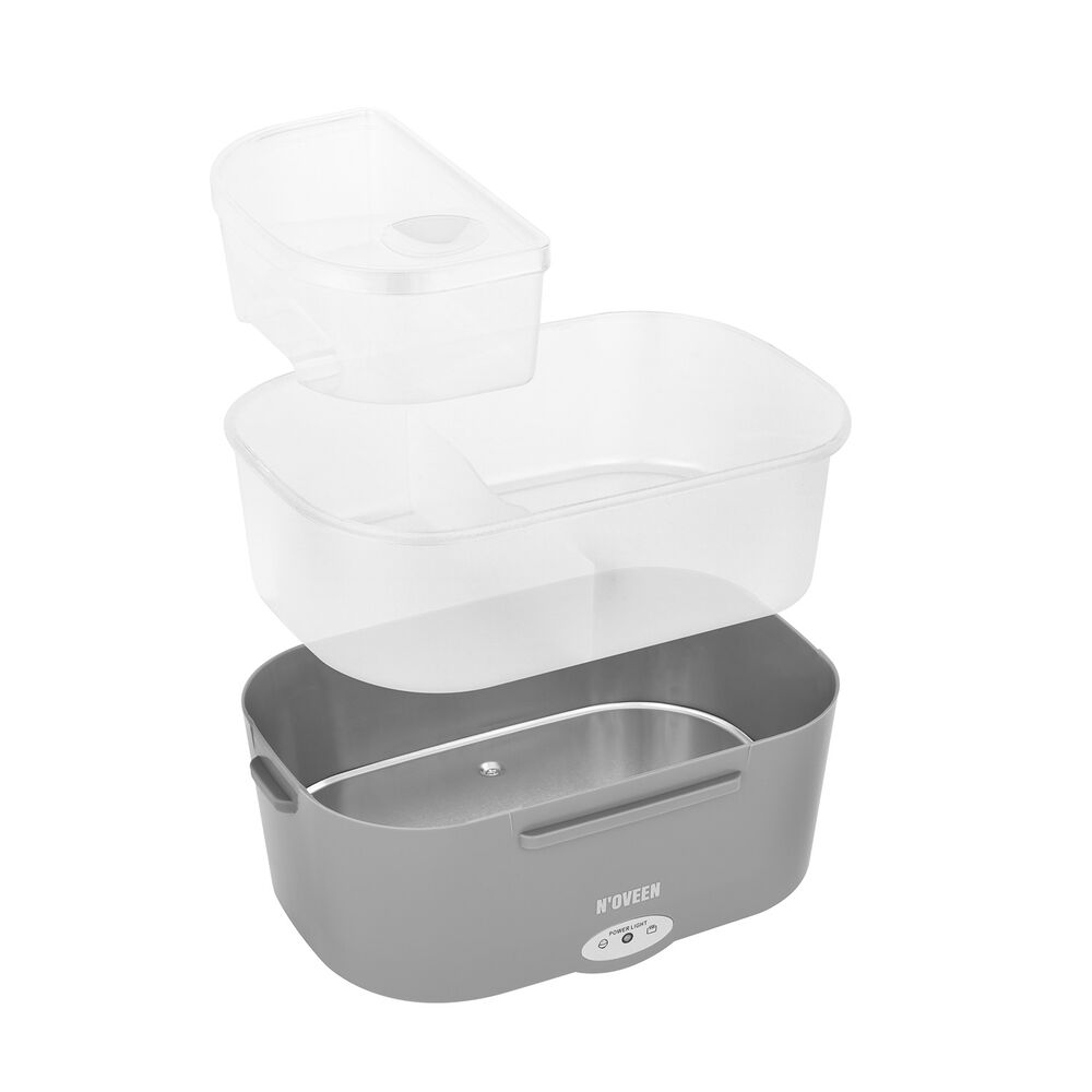 NOVEEN Lunchbox podgrzewany Noveen LB340 Dark Grey, ciemnoszary