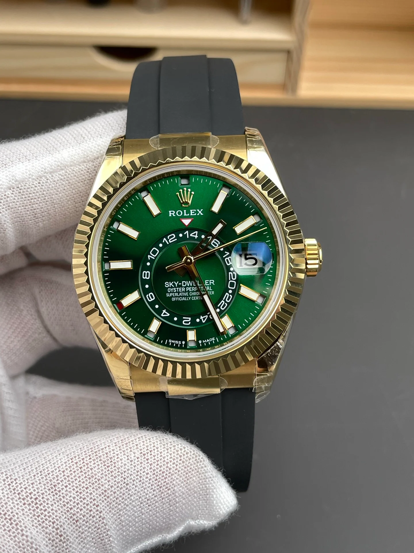 Sky-Dweller Green Dial