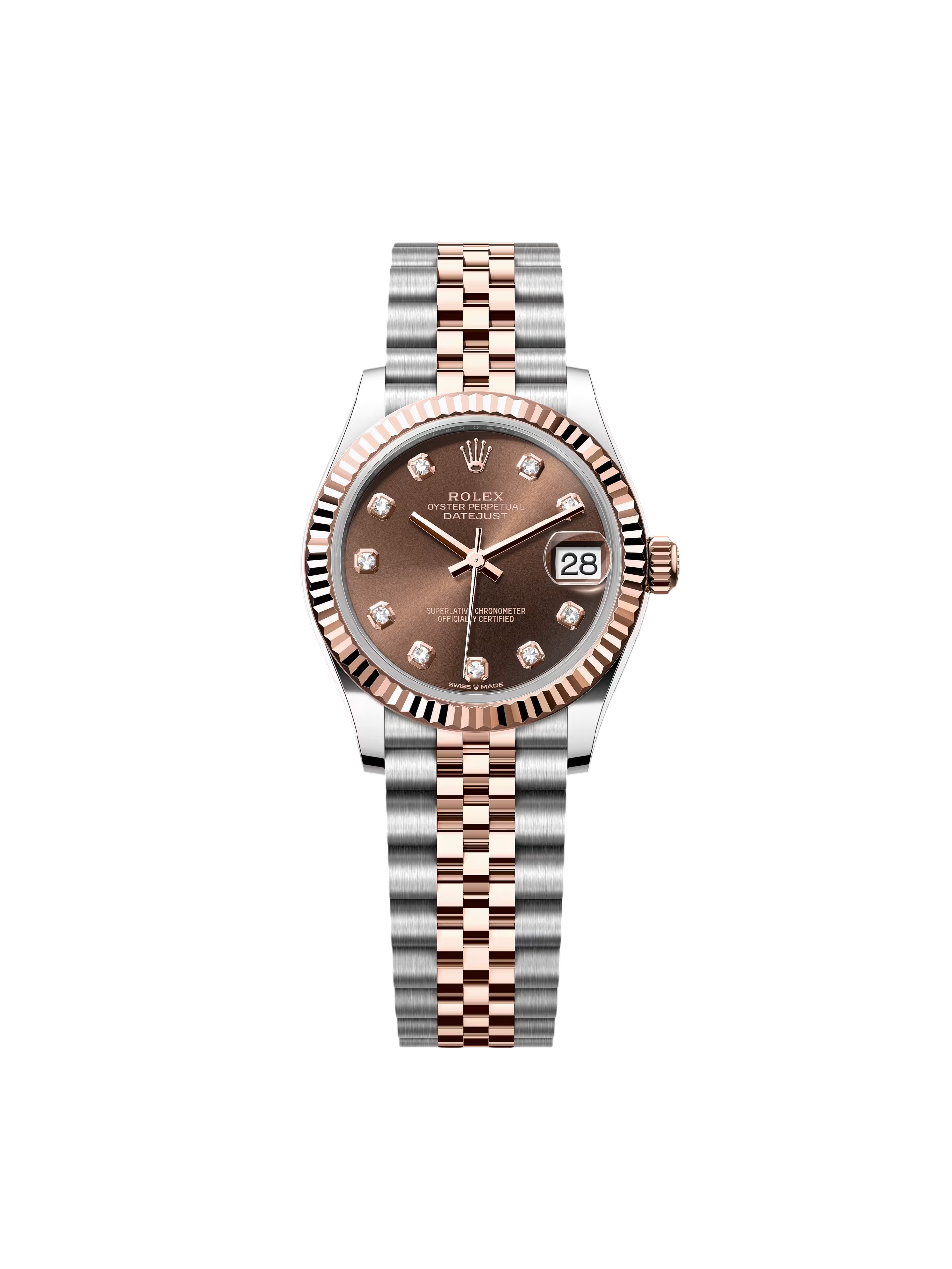 [2026 Mirror Grade]RLX Datejust m278271-0027/0028 Chocolate 31mm Dial Oyster Bracelet Watch