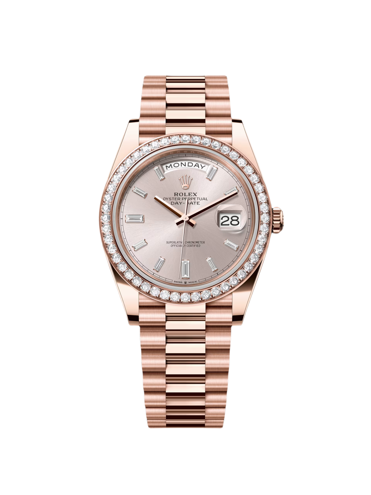 [2026 Mirror Grade]RLX  Day-Date 40mm Sundust Diamonds Dial 228345rbr-0007